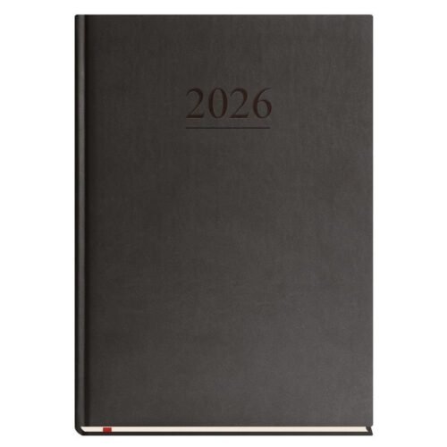 Terminarz 2026 B5 tygodniowy klasyczny czarny