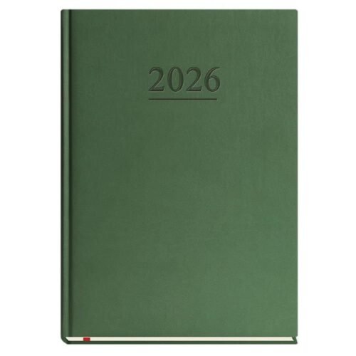 Terminarz 2026 A4 tygodniowy uniwersalny zielony