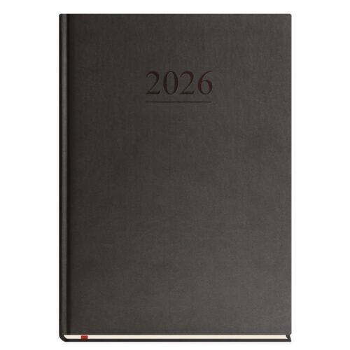 Terminarz 2026 A4 tygodniowy uniwersalny czarny