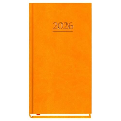 Terminarz 2026 kieszonkowy pomarańczowy