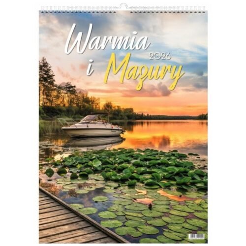 Kalendarz 2026 wieloplanszowy Warmia i Mazury