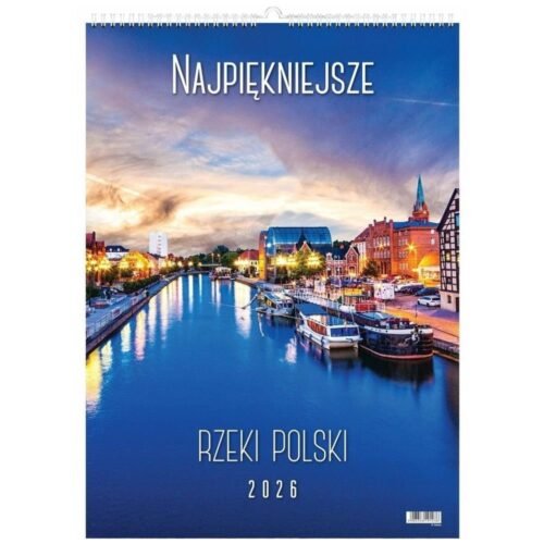 Kalendarz 2026 wieloplanszowy rzeki Polski