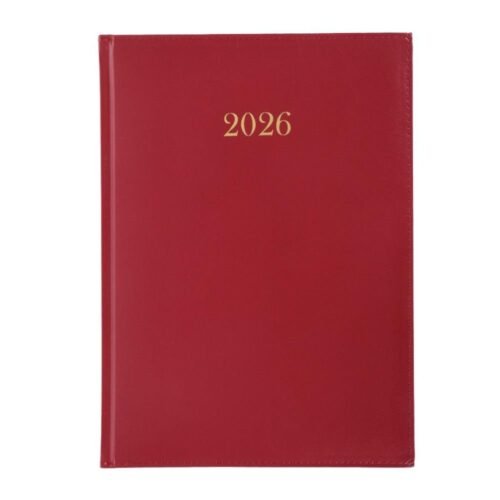 Terminarz 2026 tygodniowy A4 Divas bordowy