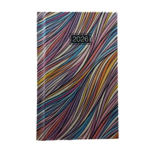 Terminarz 2026 tygodniowy 8x13cm metalic MIX