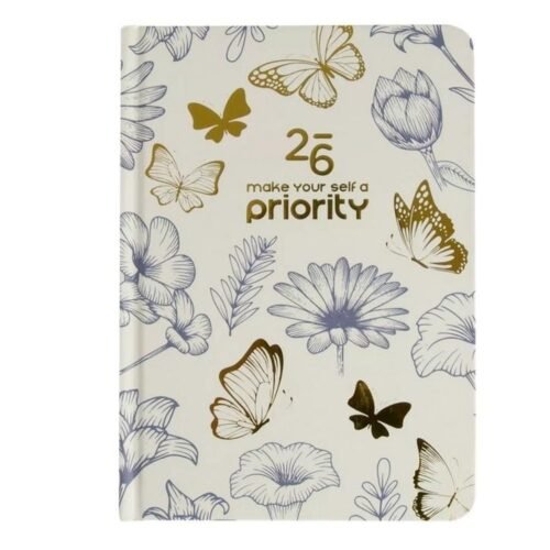 Kalendarz tygodniowy 2026 B6 Motyle i Kwiaty ALBI