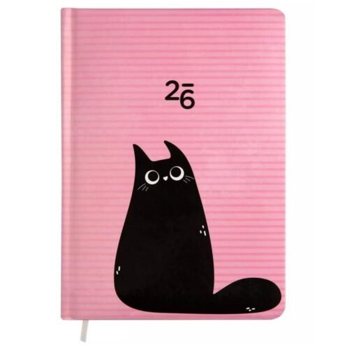 Kalendarz tygodniowy 2026 B6 Kot ALBI