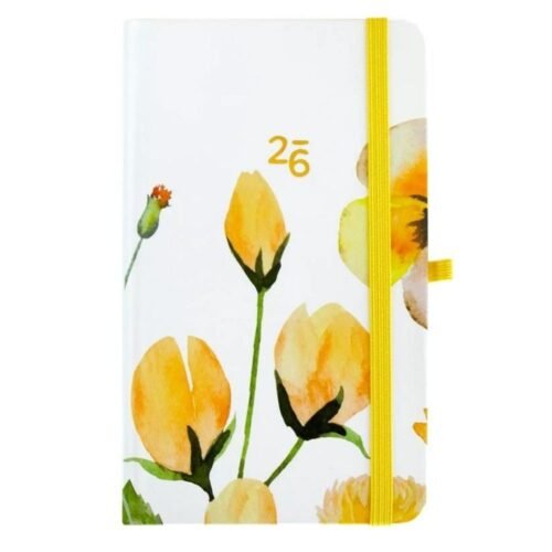 Kalendarz kieszonkowy 2026 Żółte Kwiaty ALBI