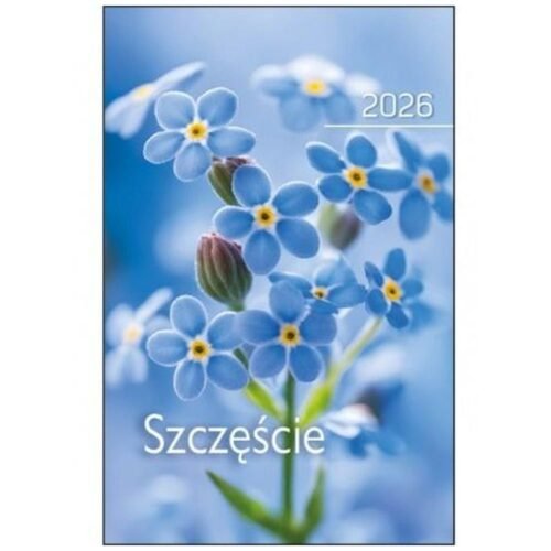 Kalendarz 2026 kieszonkowy szczęście kwiat