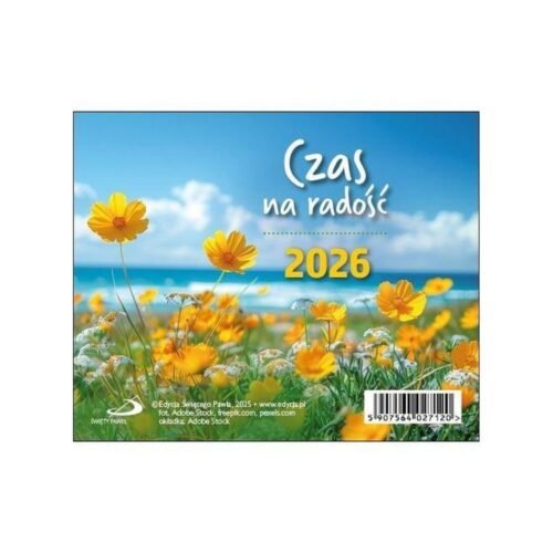 Kalendarz 2026 biurkowy czas na radość