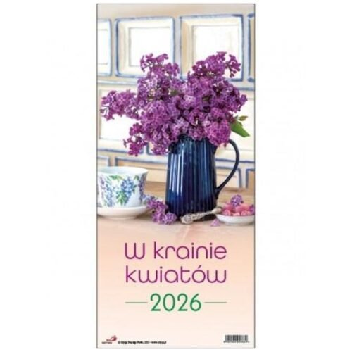 Kalendarz 2026 ścienny w krainie kwiatów