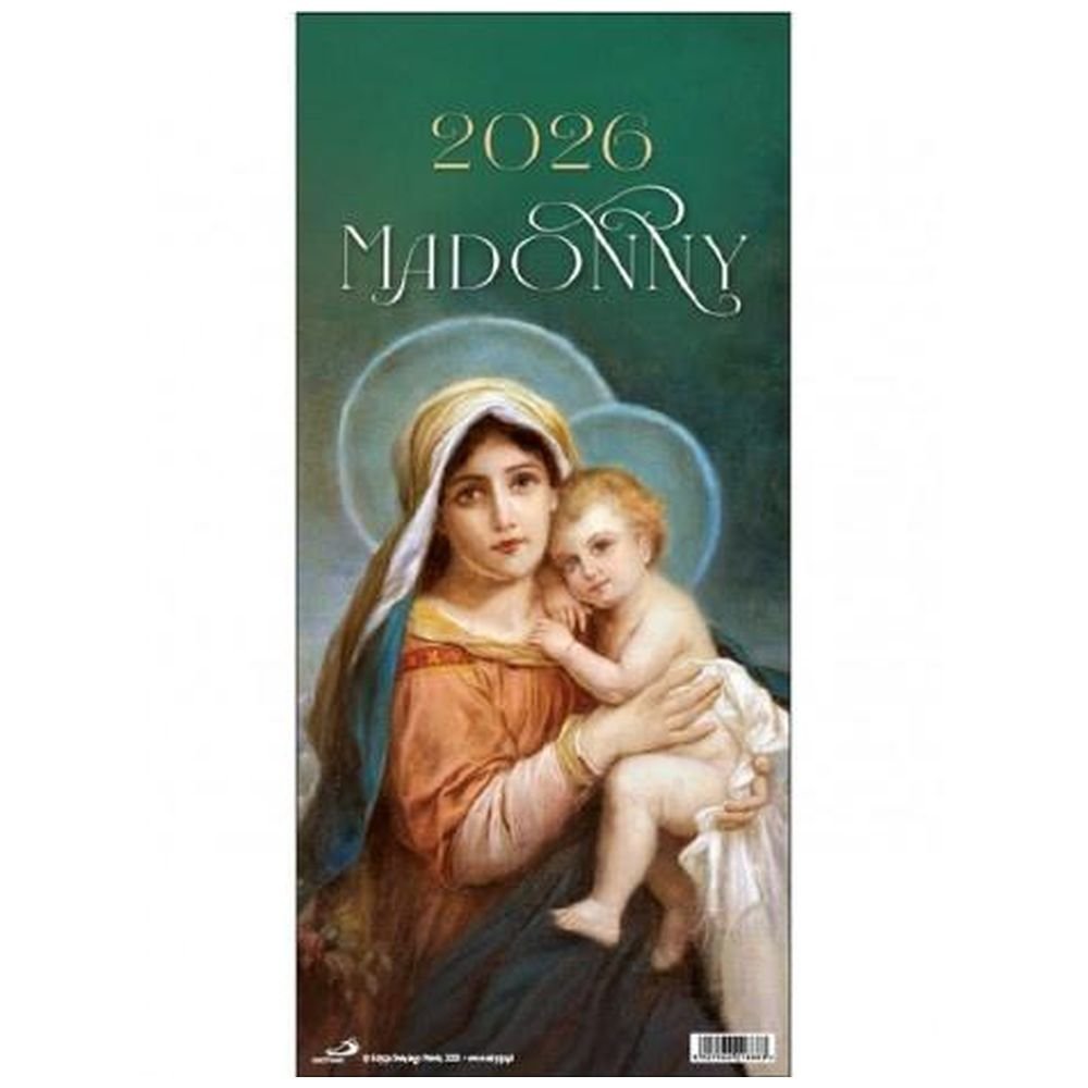 Kalendarz 2026 ścienny Madonny