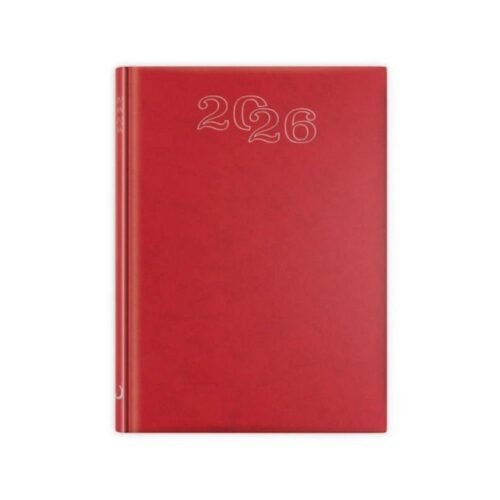 Terminarz 2026 B6 standard czerwony