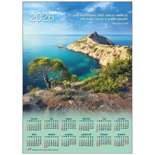 Kalendarz 2026 plakatowy średni Krym