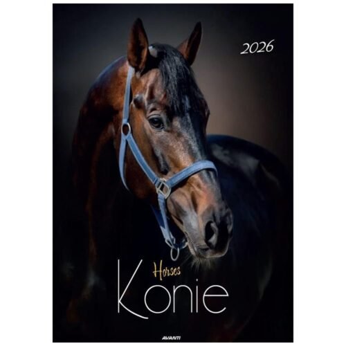 Kalendarz 2026 ścienny Konie