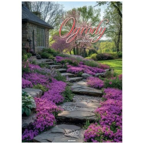 Kalendarz 2026 ścienny Ogrody