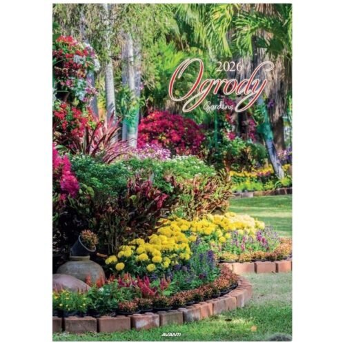 Kalendarz 2026 ścienny Ogrody