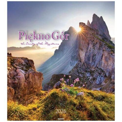 Kalendarz 2026 ścienny 32x32cm Piękno gór