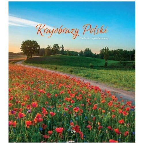 Kalendarz 2026 ścienny 32x32cm Krajobrazy Polski