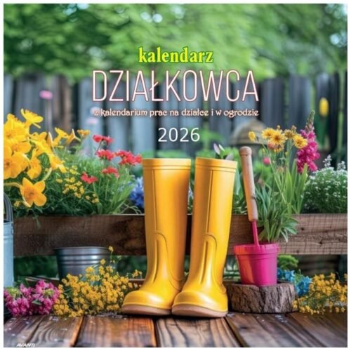 Kalendarz 2026 ścienny albumowy 30x30cm Działkowca