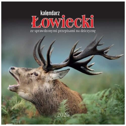 Kalendarz 2026 ścienny albumowy 30x30cm Łowiecki