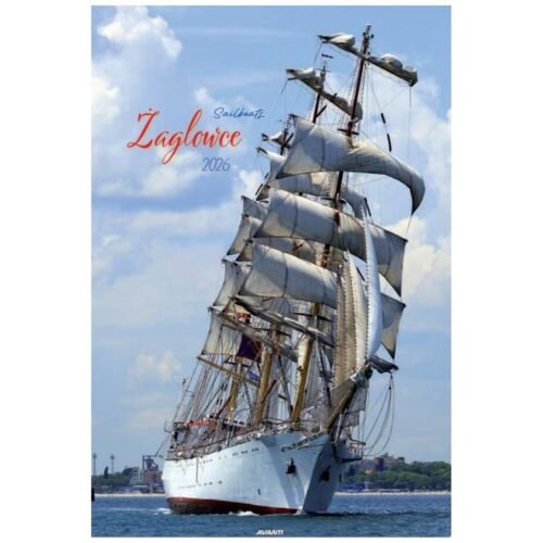 Kalendarz 2026 ścienny A3 Żaglowce