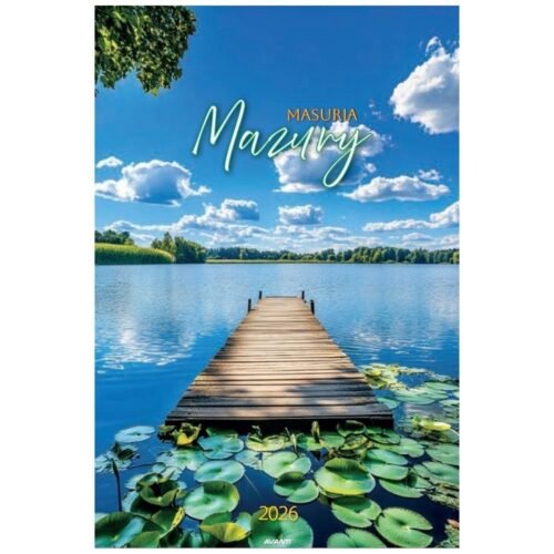 Kalendarz 2026 ścienny A3 Mazury