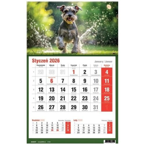 Kalendarz 2026 jednodzielny MIX