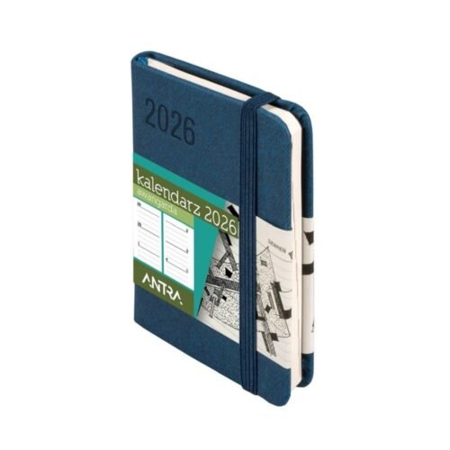 Kalendarz 2026 A7 Awangarda TDW granatowy