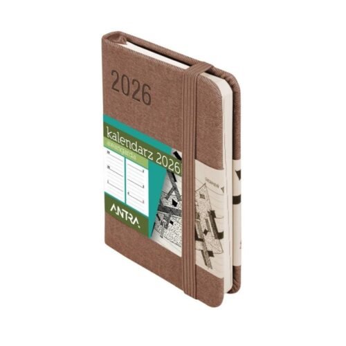 Kalendarz 2026 A7 Awangarda TDW mocca