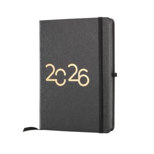 Kalendarz 2026 A5 Black Gold DNS