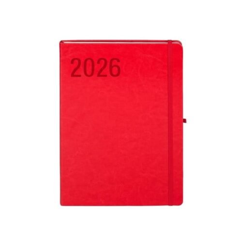 Kalendarz 2026 A4 Formalizm czerwony TDW