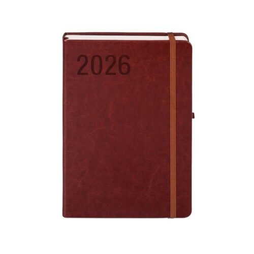 Kalendarz 2026 A5 Formalizm brązowy DNS