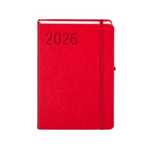 Kalendarz 2026 A5 Formalizm czerwony DNS