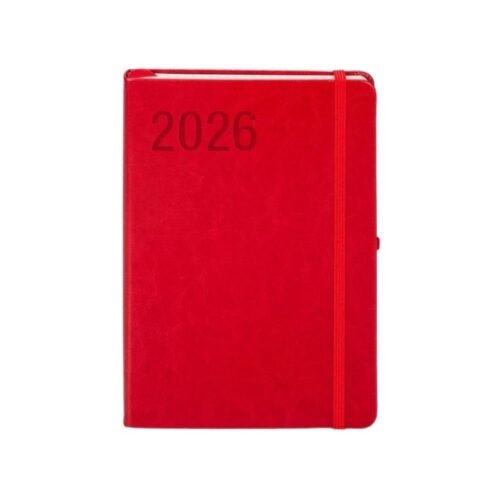 Kalendarz 2026 A5 Formalizm czerwony TDW