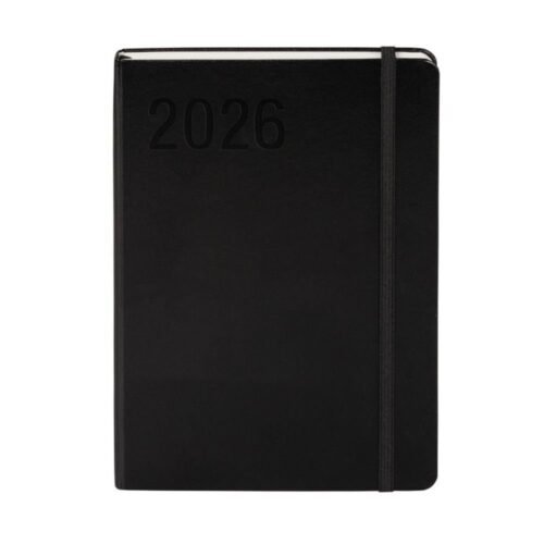 Kalendarz 2026 A5 Minimalizm czarny TNS