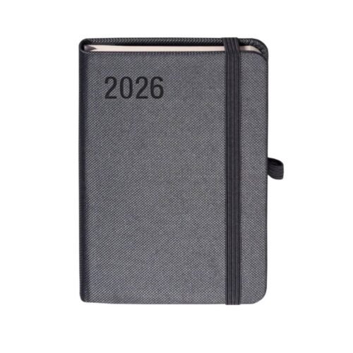 Kalendarz 2026 A6 Rubi grafitowy TDW