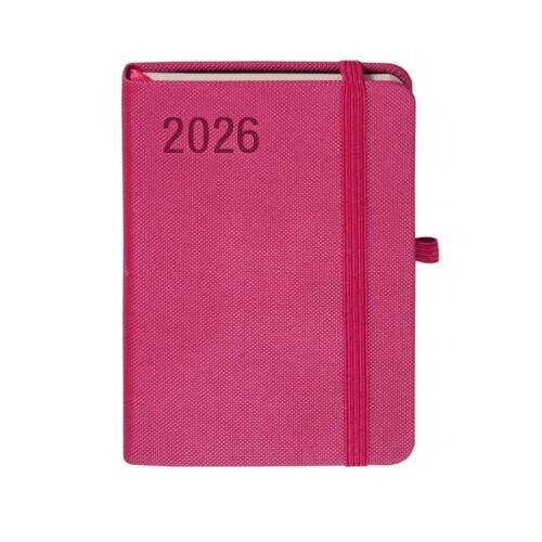 Kalendarz 2026 A6 Rubi różowy TDW