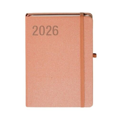 Kalendarz 2026 A5 Sakura miedziany TDW