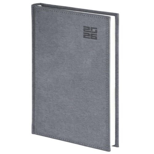 Kalendarz 2026 A5 tygod. notes Aluminium srebrny