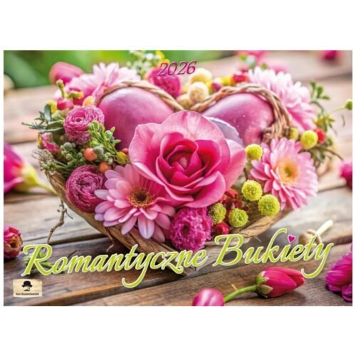 Kalendarz 2026 Ścienny albumowy bukiety