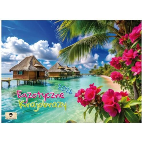 Kalendarz 2026 ścienny albumowy egzetyczna obrazy