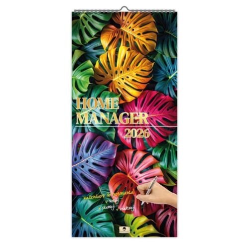 Kalendarz 2026 paskowy szeroki home manager
