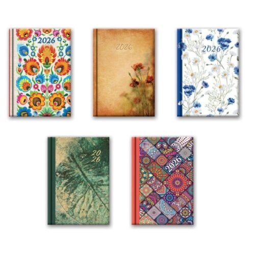 Kalendarz 2026 B6 dzienny Soft MIX