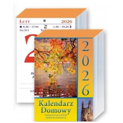 Kalendarz 2026 zdzierak domowy