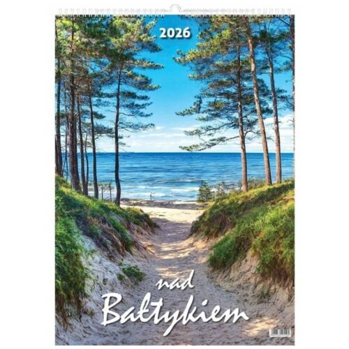 Kalendarz 2026 wieloplanszowy nad Bałtykiem