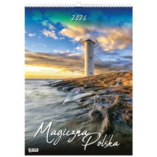 Kalendarz 2026 wieloplanszowy magiczna Polska