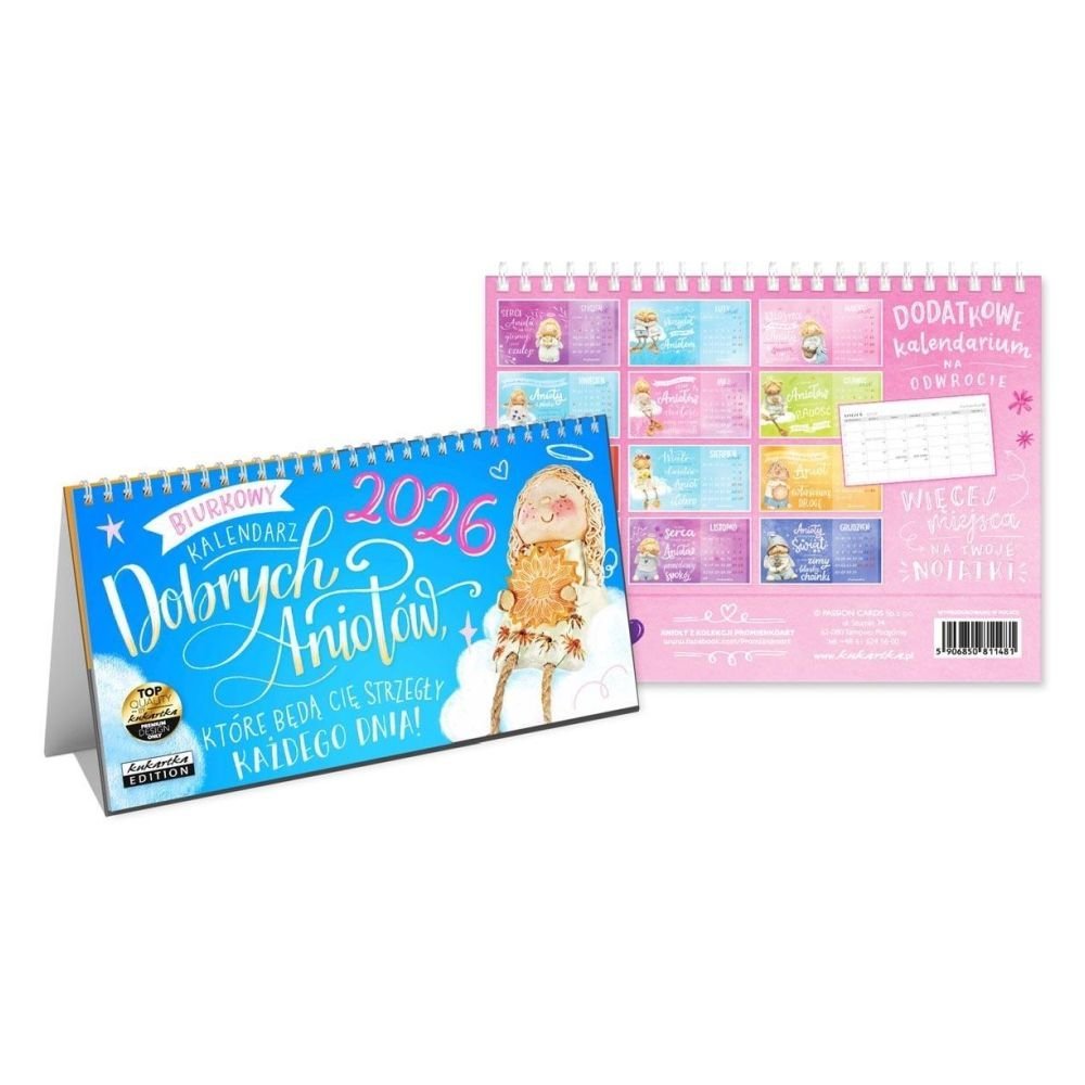 Kalendarz 2026 biurkowy Dobrych Aniołów