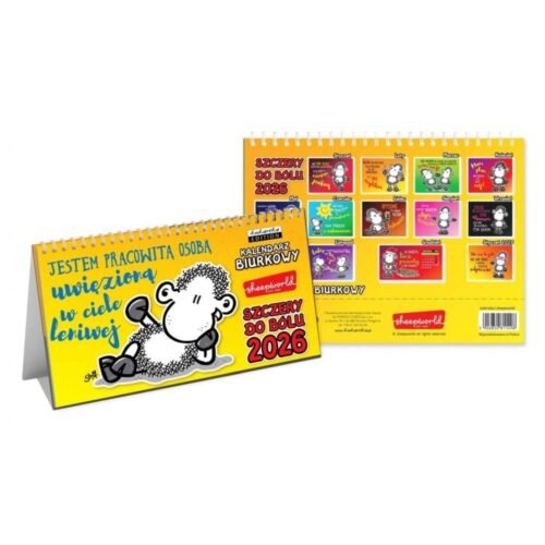 Kalendarz 2026 biurkowy Sheepworld