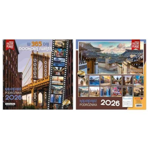 Kalendarz 2026 ścienny Classic 365 dni dookoła...