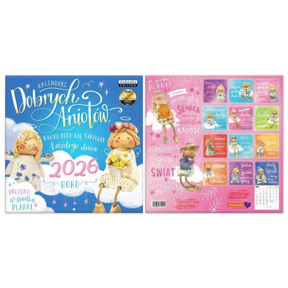 Kalendarz 2026 ścienny Classic Dobre Anioły